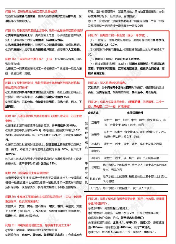 李四德一建市政答题技巧,李四德一建市政案例考点全总结