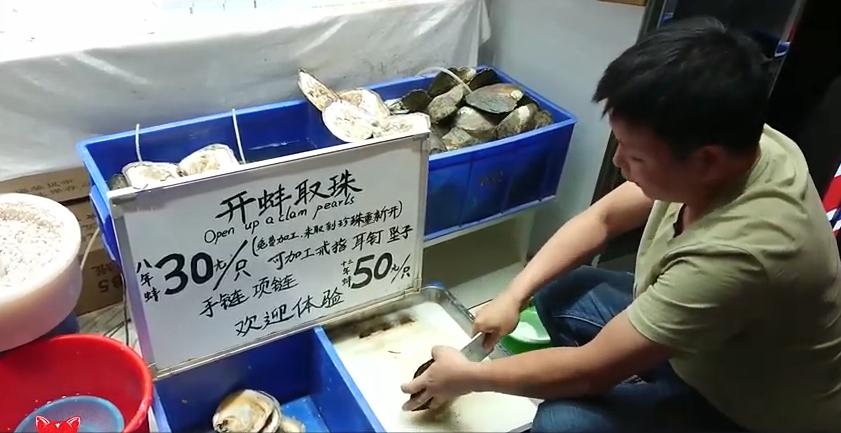 章子怡开蚌珍珠直播,章子怡直播取珍珠是真的吗