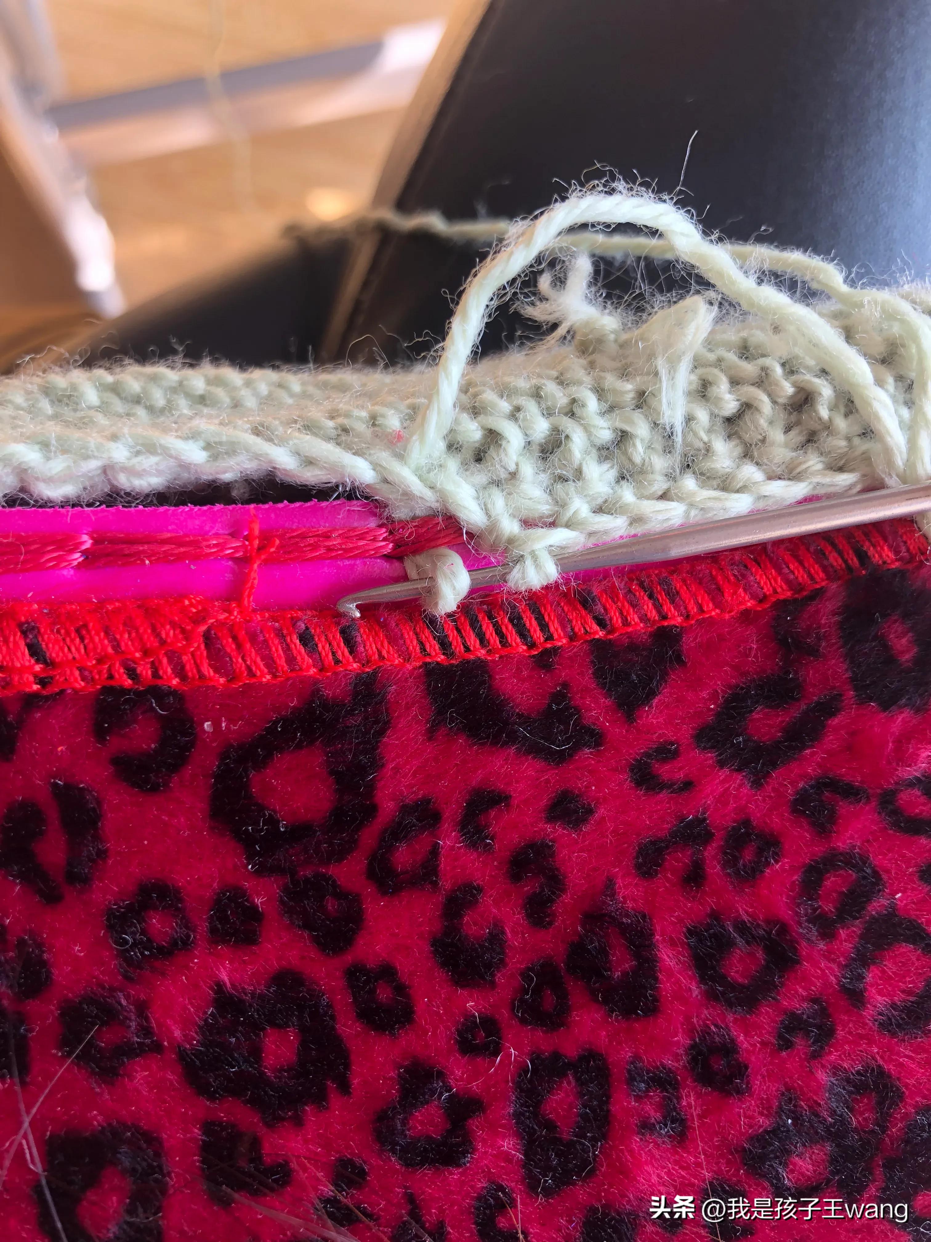 不带海绵内衬的毛线拖鞋怎么织,手工编织毛线棉鞋毛线拖鞋