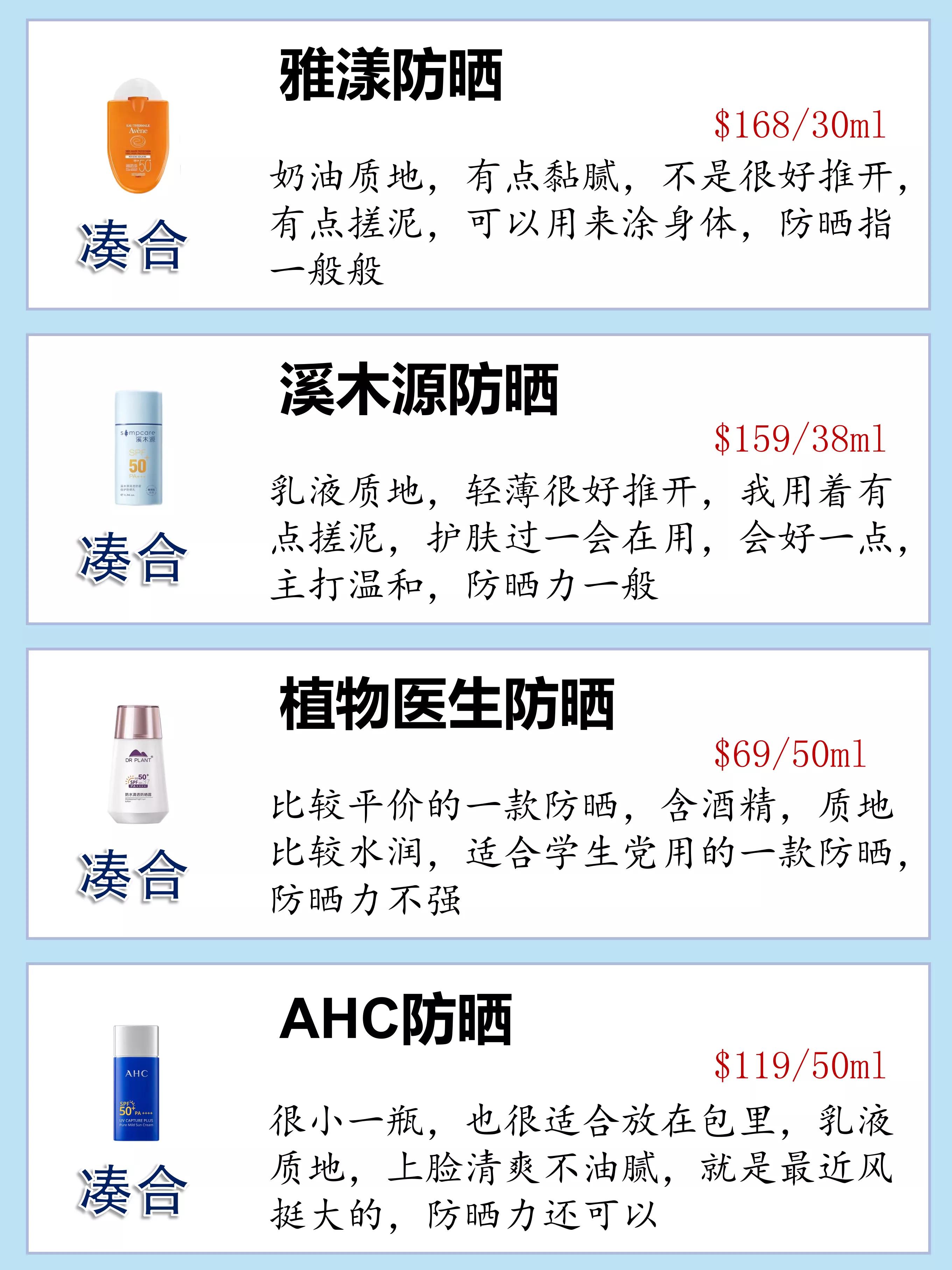 不知道怎么选防晒,夏天哪款防晒最好用