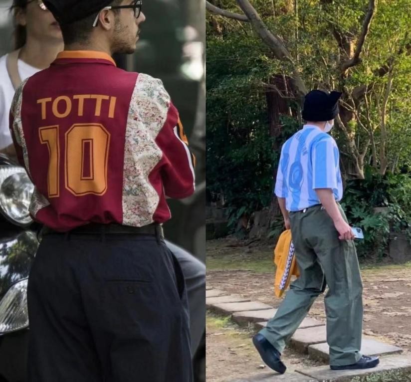 牛仔裤球衣搭配女生,曼城球衣blokecore