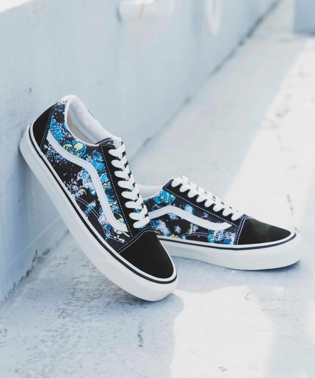 urbanresearch啥牌子,vans艺术家联名蓝绿色的休闲鞋