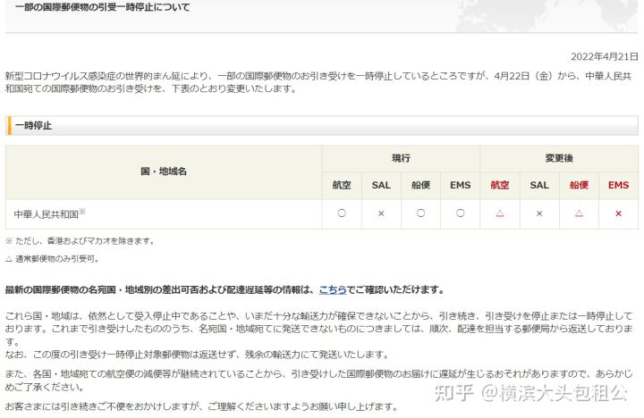 邮政ems快递最新停发通知,日本邮政ems恢复了吗最新消息