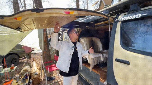 14座金杯海狮改装房车全过程,亲民的金杯房车竟然才10w出头