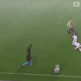 小狗进足球场扑球,狗子闯进足球场带球过人成功射门