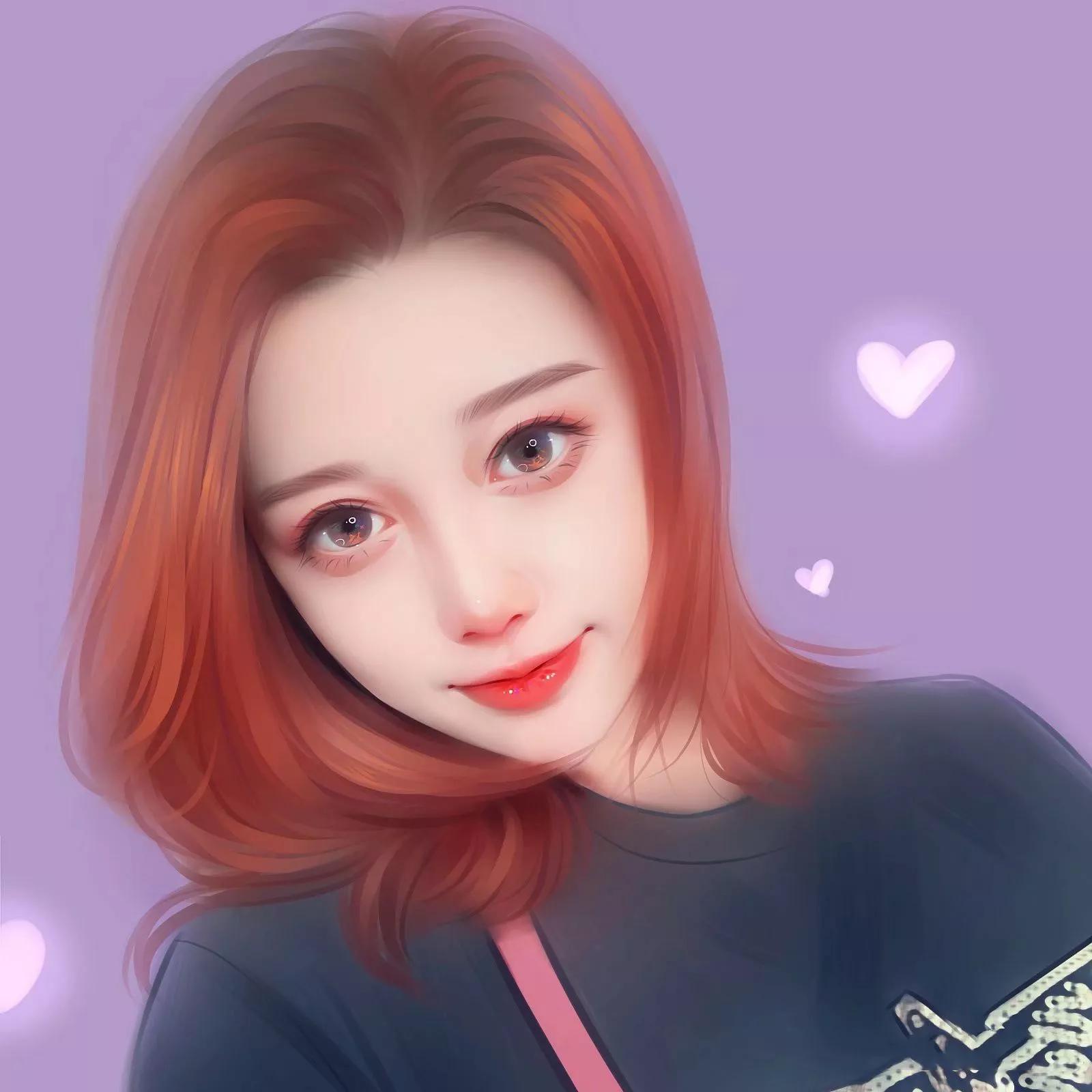 微信头像2022最新款女手绘头像,微信头像手绘头像