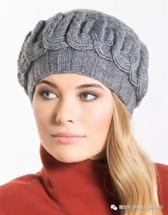 针织帽贝雷帽,针织时尚贝雷帽高级感