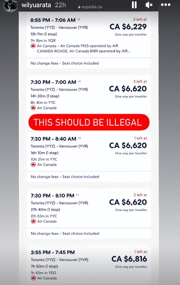 加拿大机票一万元,为啥最近来加拿大的机票涨了好多
