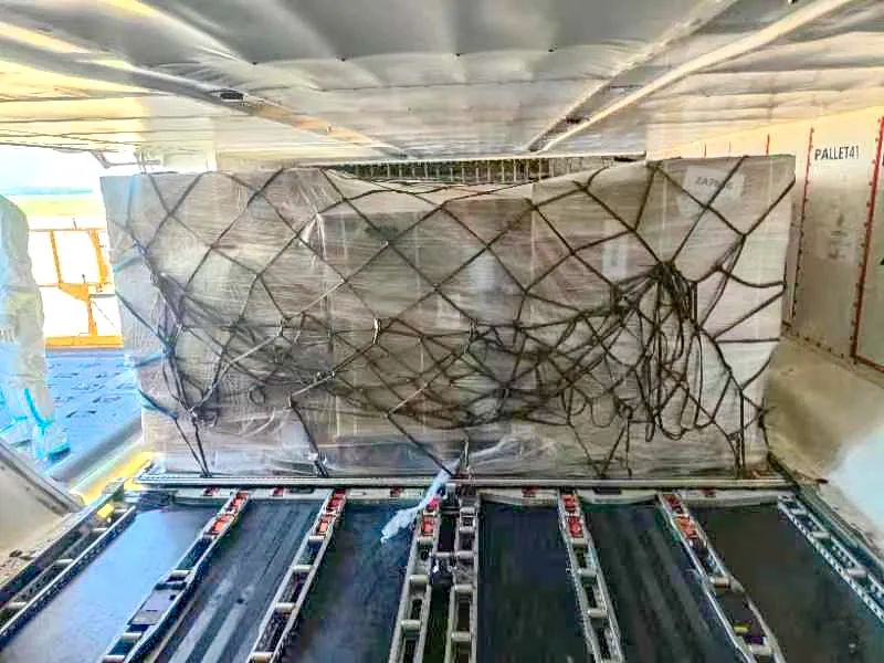 巴黎航线首航,巴黎航线免税品运抵海口