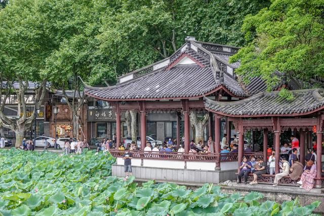 你见过这么美的西湖日落吗,看到了绝美的西湖日落