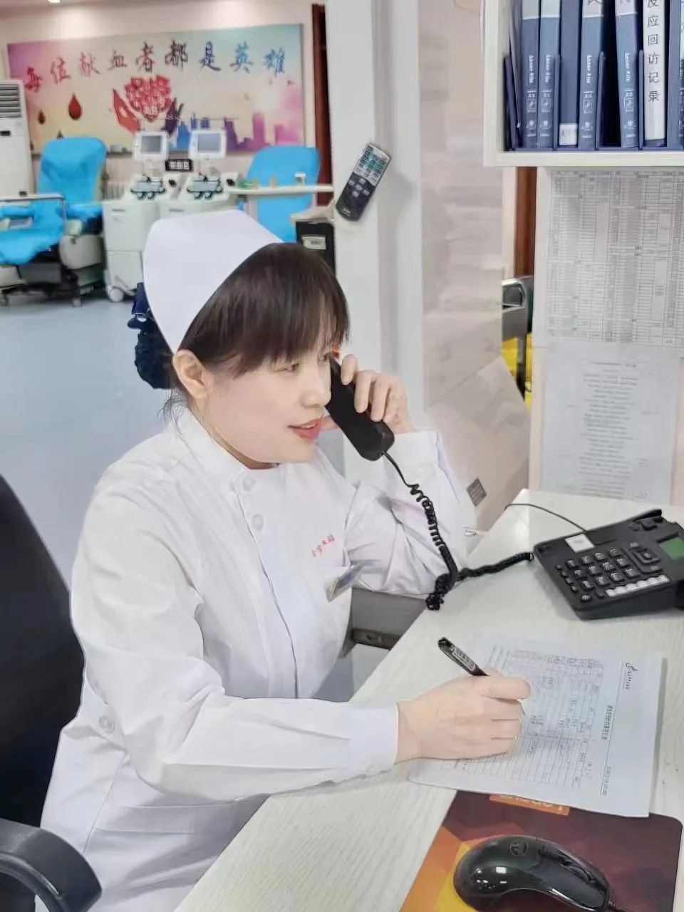 “平阳最美护士”吴玢：临汾市中心血站机采科