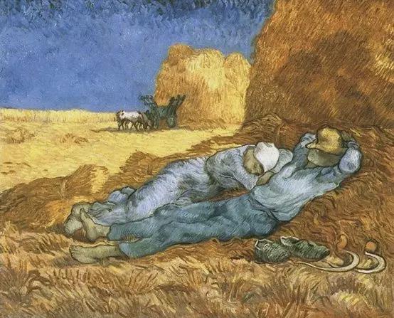 世界油画向日葵,梵高金色麦田油画临摹教程