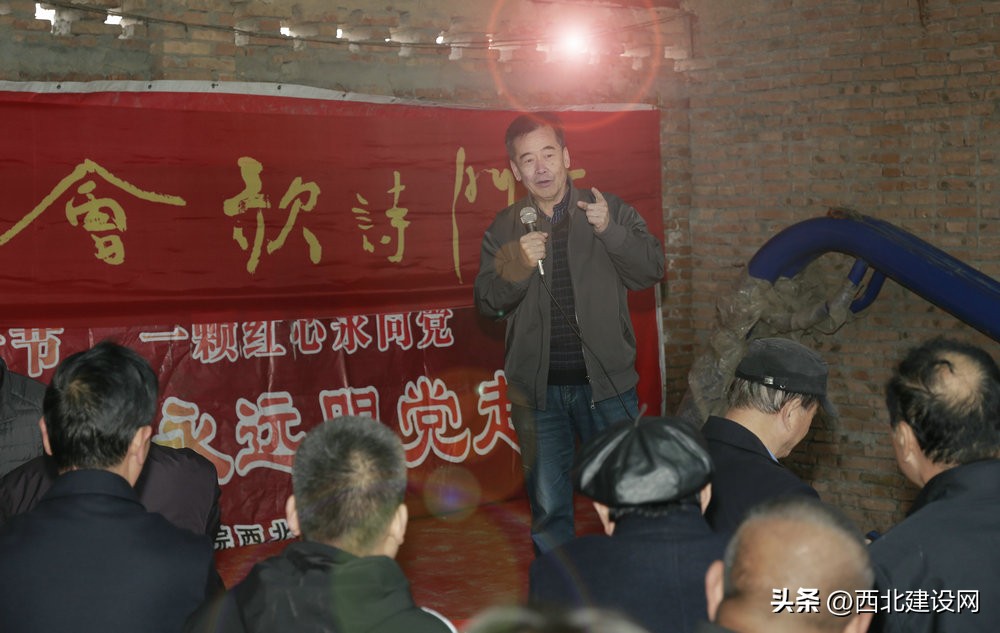 爱国主义志愿宣传服务活动走进陕西礼泉肖河古道现代农业公司