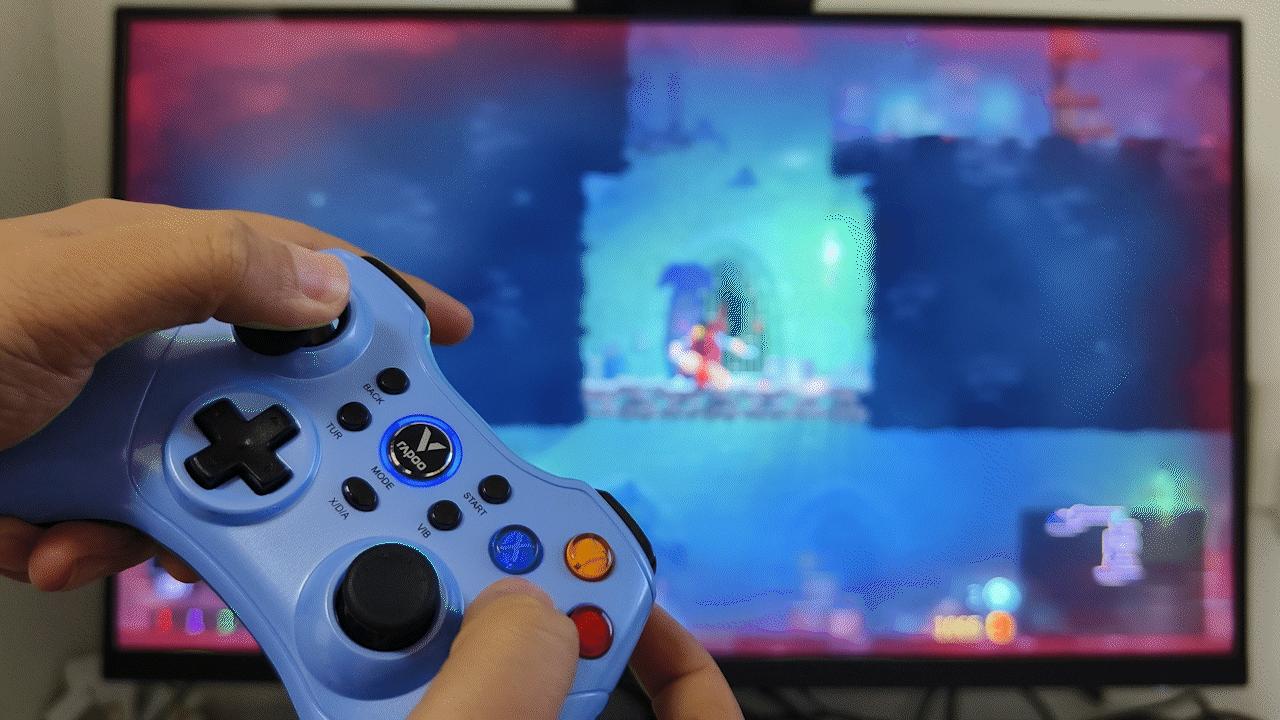 雷柏v600s手柄怎么玩,雷柏v600s是蓝牙手柄吗