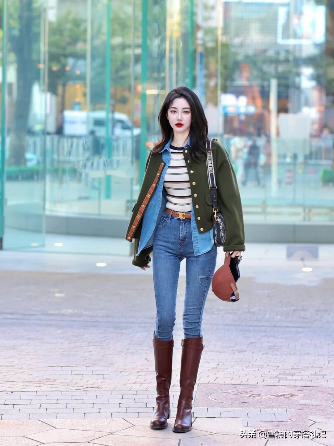 切尔西女靴怎么穿显腿细,大码显瘦切尔西靴女