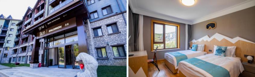 中国最佳滑雪场万科松花湖,松花湖滑雪打卡视频