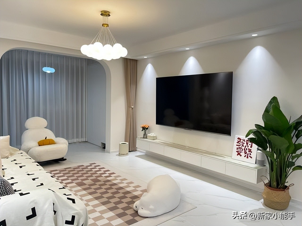 新房装修极简奶油风,房子装修法式奶油风卧室