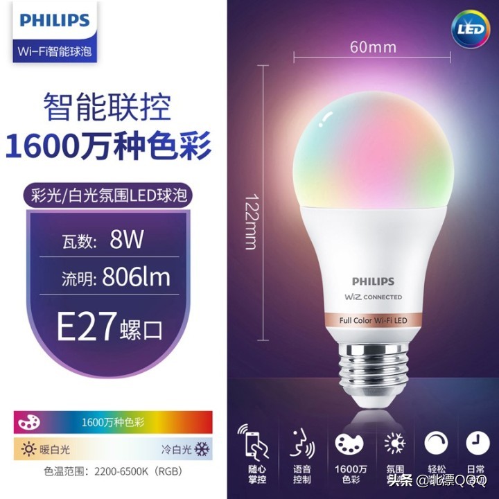 不用走线，飞利浦WIZ轻松搞定智能照明