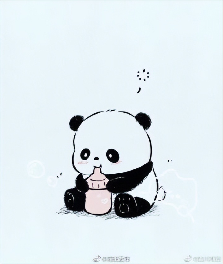 大熊猫一家吃竹子的简笔画,大熊猫简笔画简单又好看