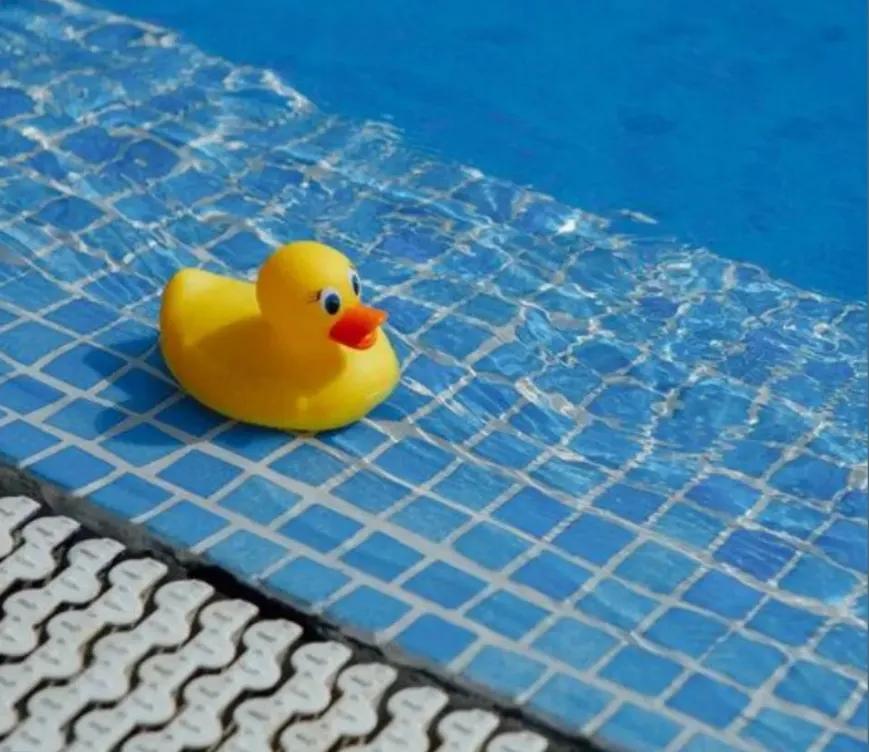 有些游泳池的水是用酒精消毒的