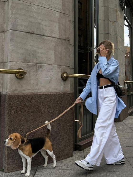 穿蓝色永不过时的高级感,意式轻奢风的高级感蓝色