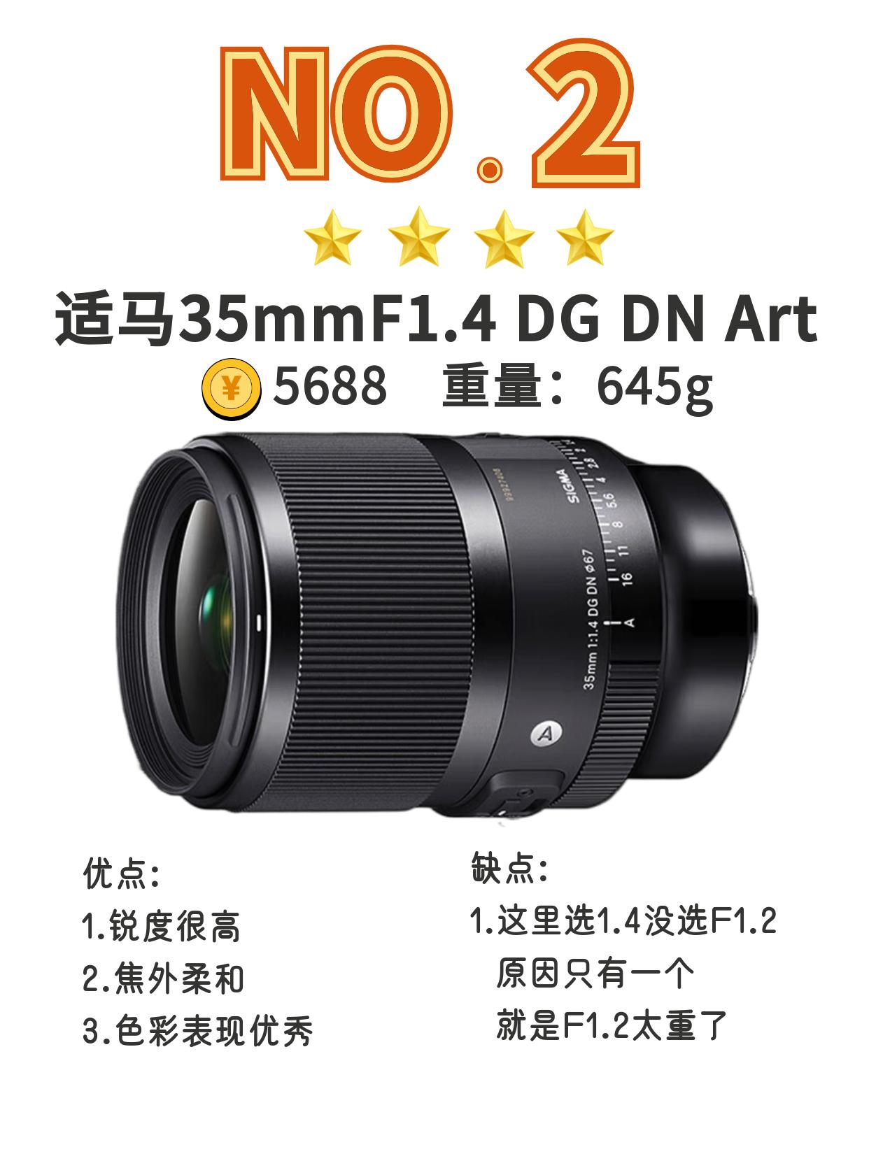 索尼e卡口镜头35mm镜头推荐,适马35mmf1.4索尼e卡口评测