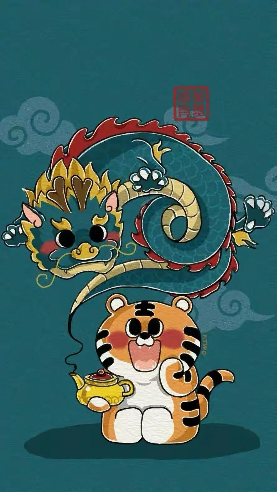 虎年福气满满壁纸,虎年高清壁纸4k全屏
