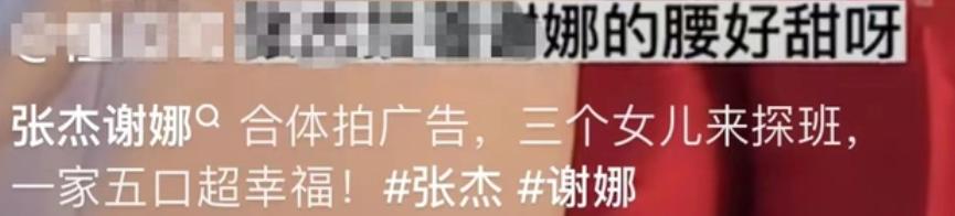 张杰演唱会一家三口亲吻,张杰谢娜一家五口现身游乐场