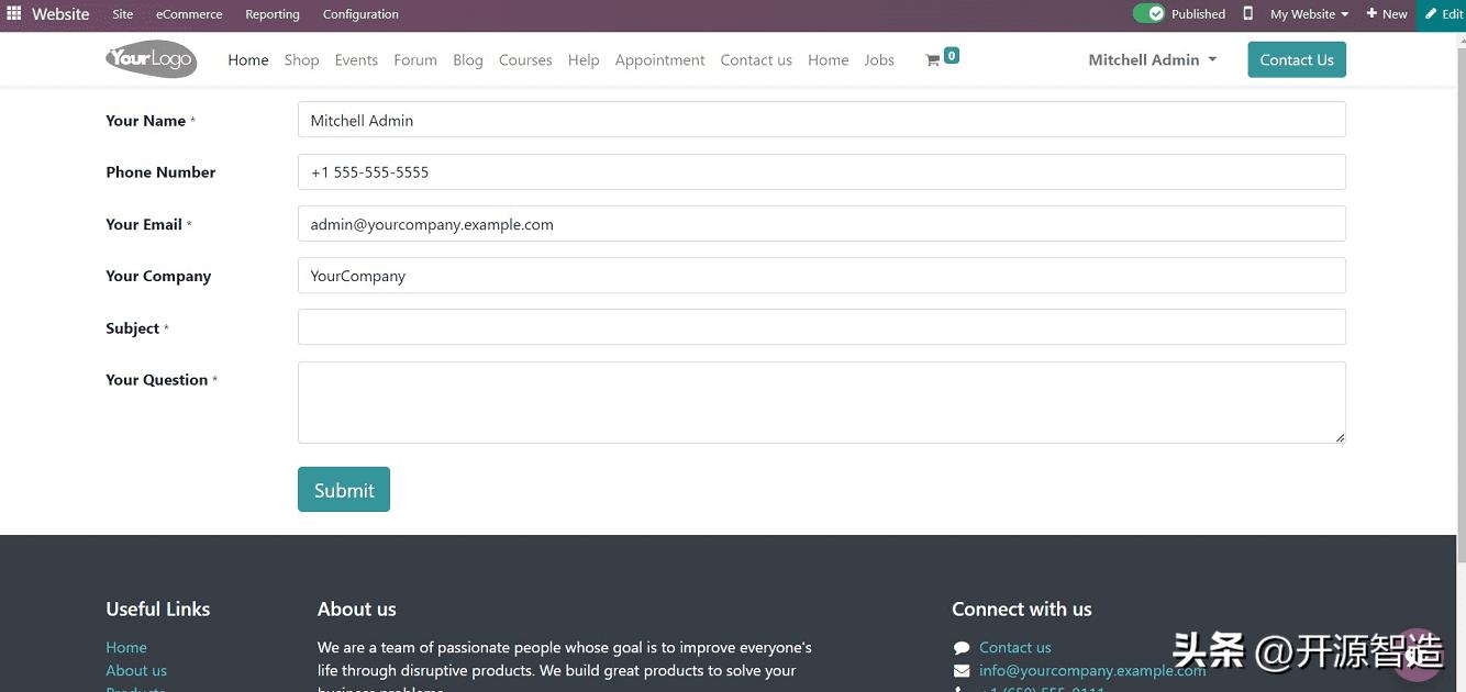 用odoo建站,odoo部署前后端分离