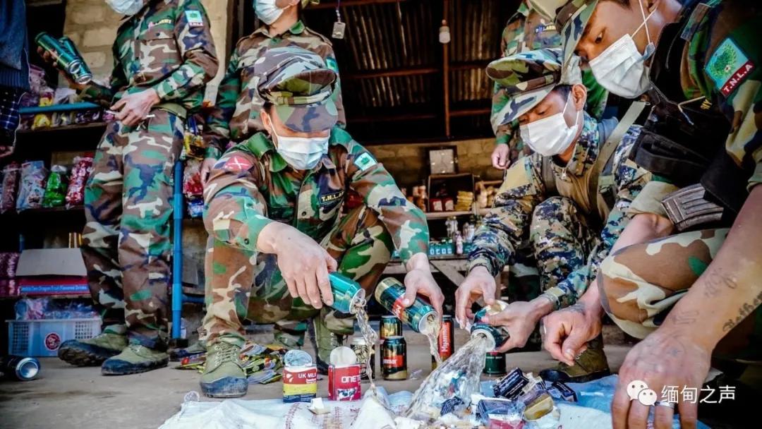 缅北街头一幕,缅北的街头一幕