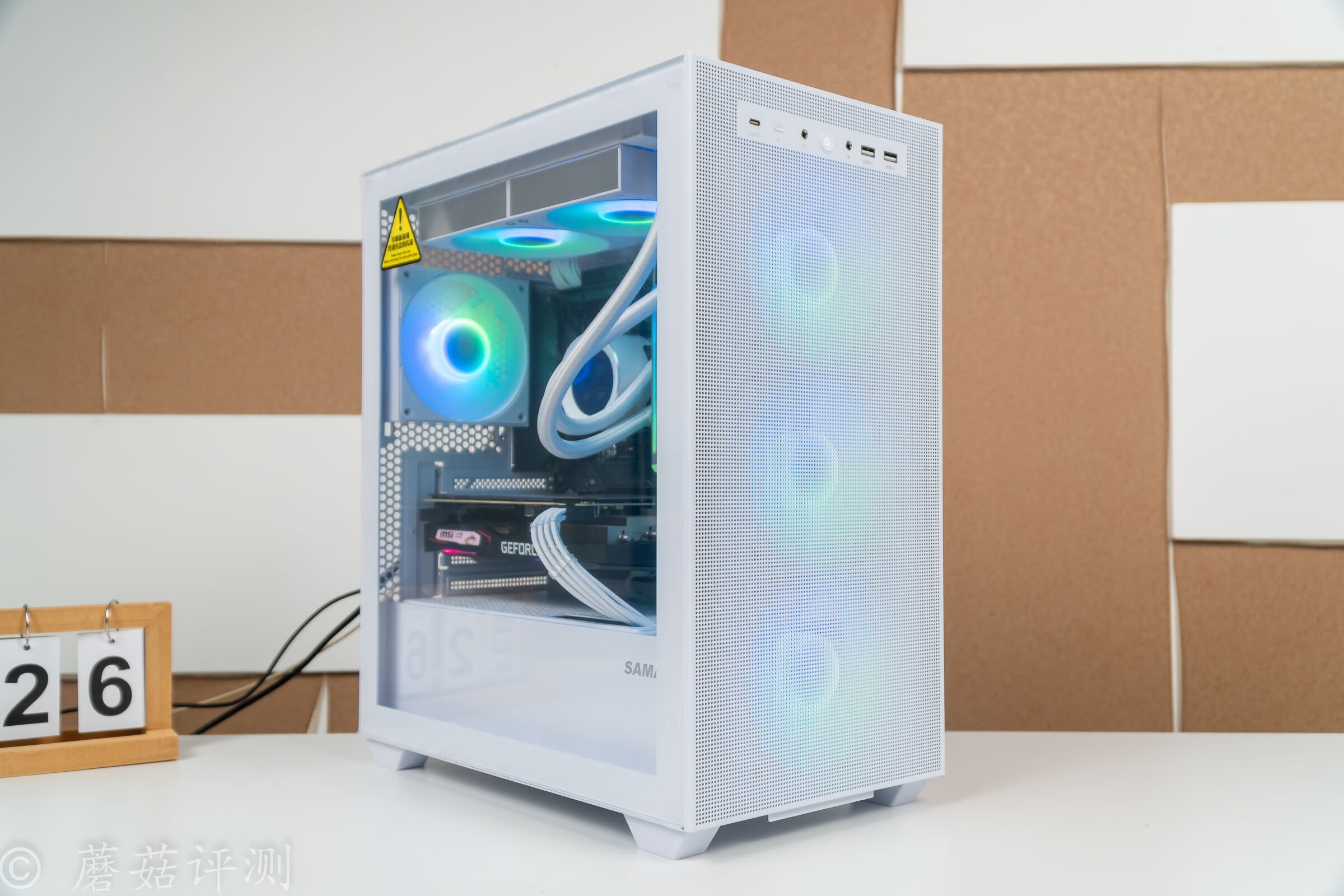 先马静音机箱散热测评,先马易大师进化版matx机箱