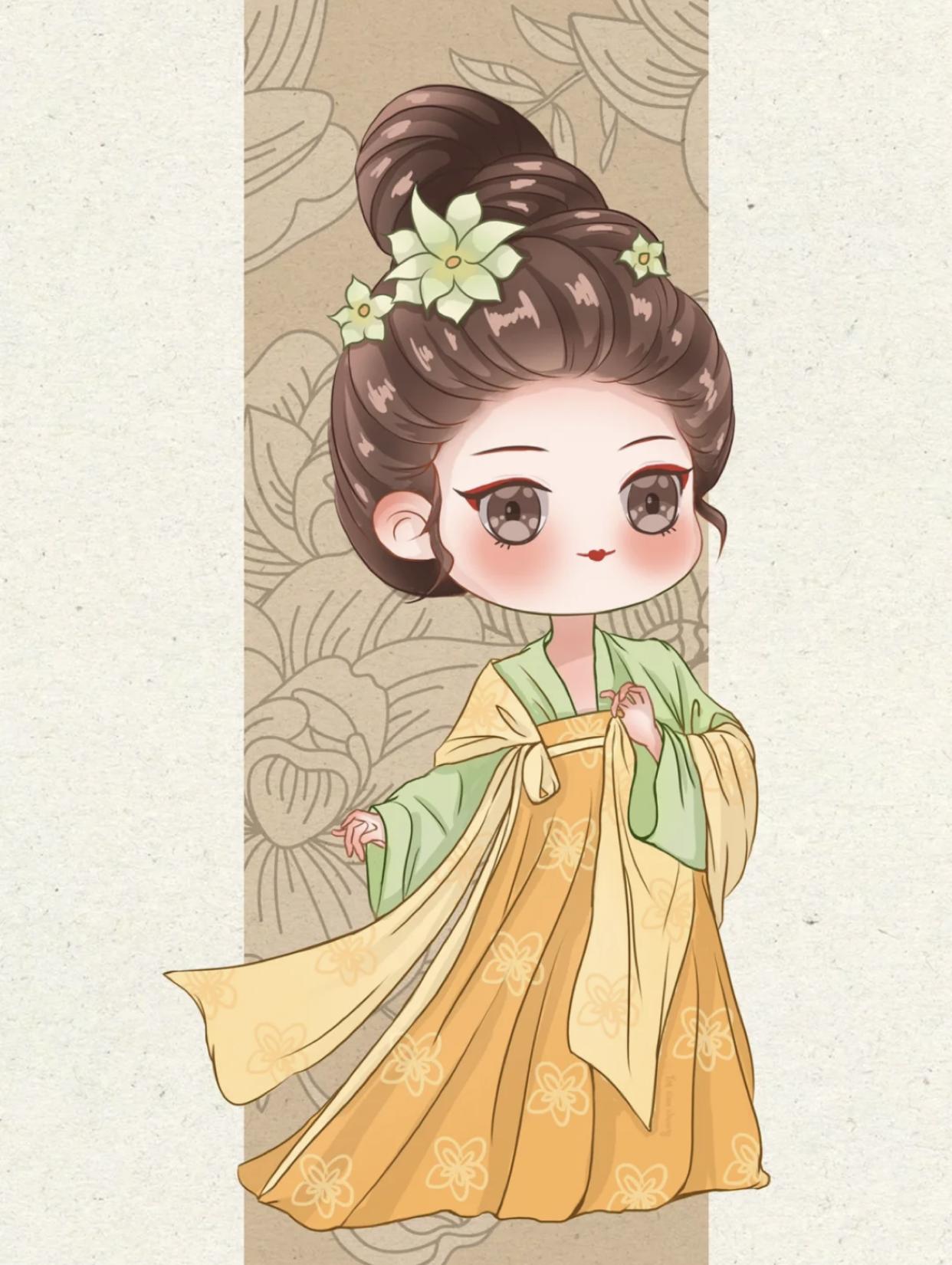 超萌的q版古风头像,古风q版头像唯美图文