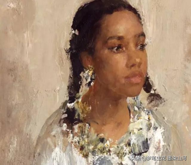 高清油画静物大师作品,欣赏超写实人物油画