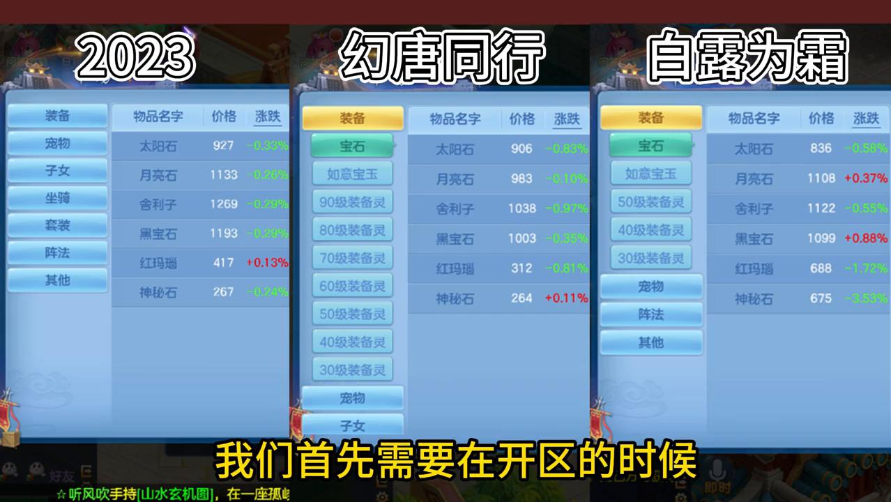 神武4幻唐志新区,神武4手游新区高级兽决物价