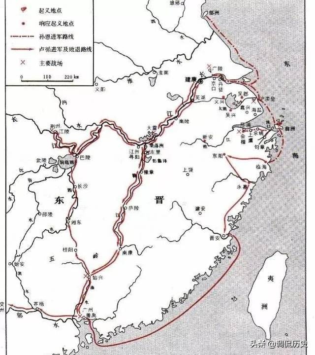 孙恩起义后续,孙恩起义的故事