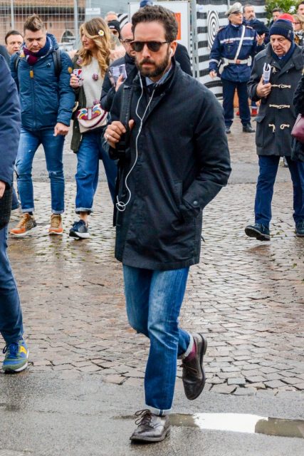 男士西服牛仔裤皮鞋可以搭配吗,皮鞋搭配牛仔裤怎么穿好看