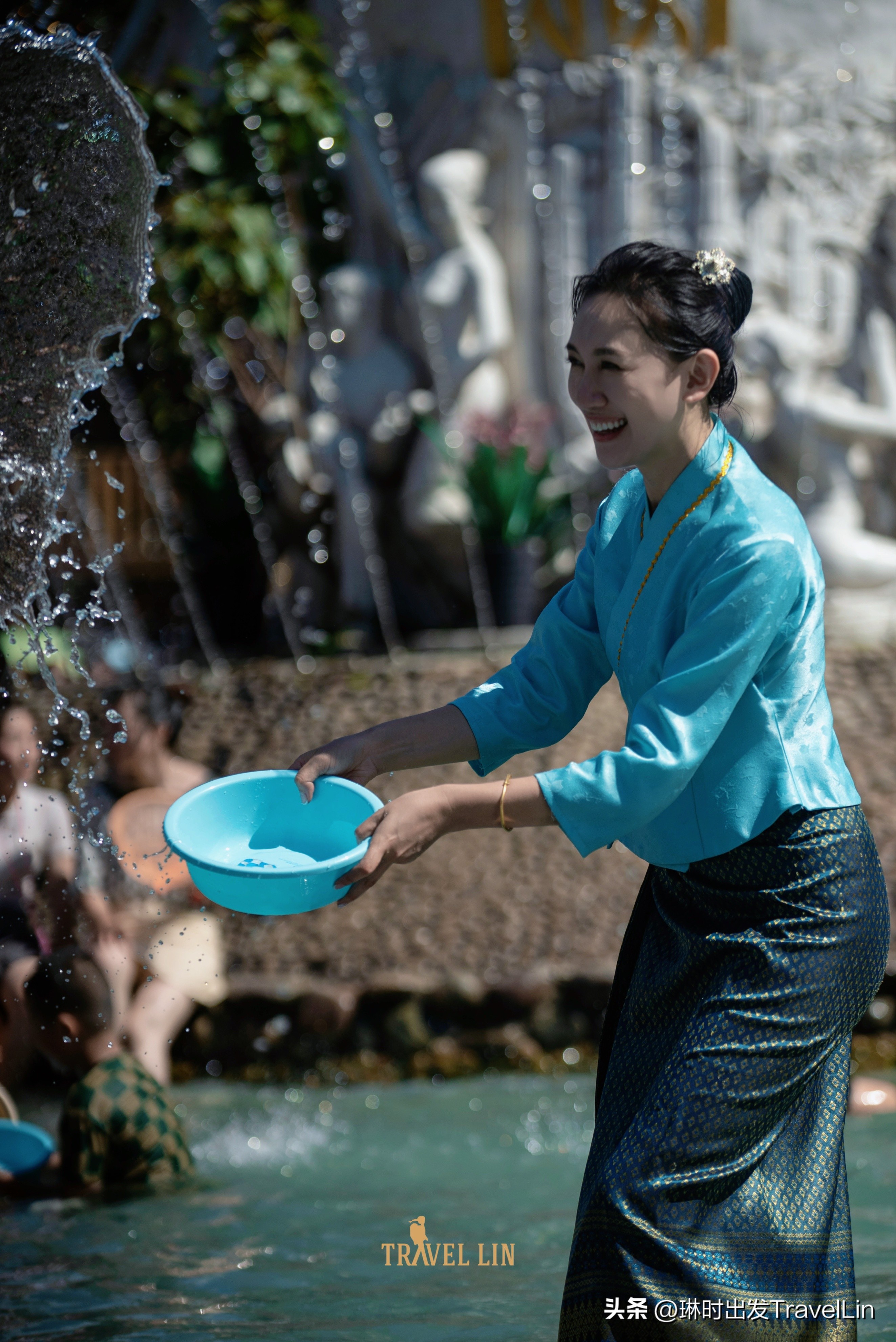 西双版纳泼水节旅游全攻略,西双版纳傣族园泼水节高清图片