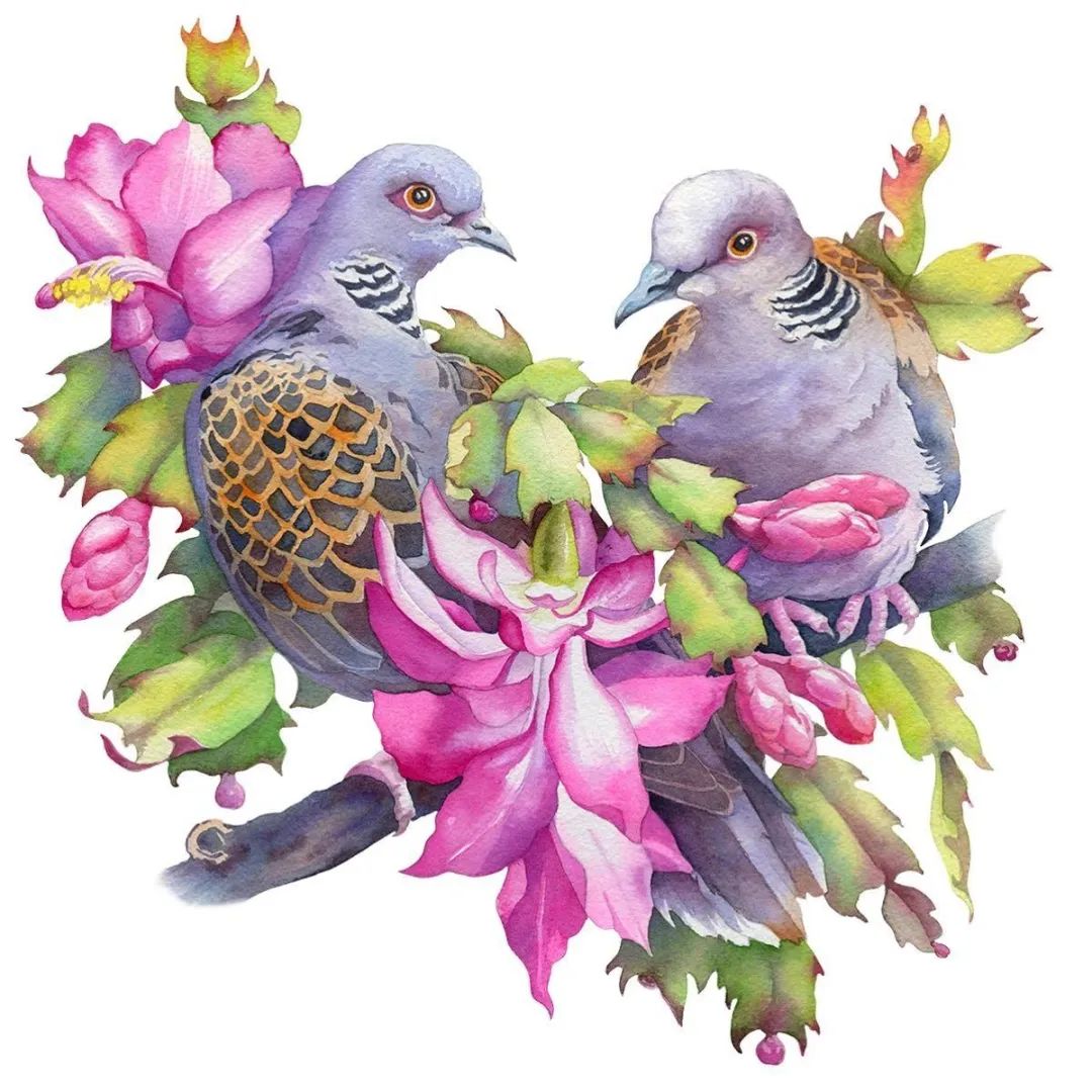 大神级水彩作品看完肯定不后悔,40张笔触狂放的水彩