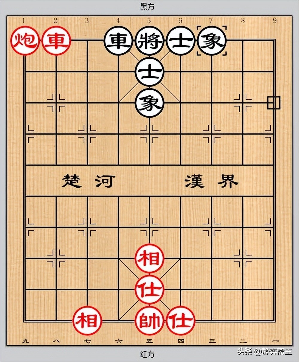 单车士守和车单兵定式,单车士象全守和炮车的定式