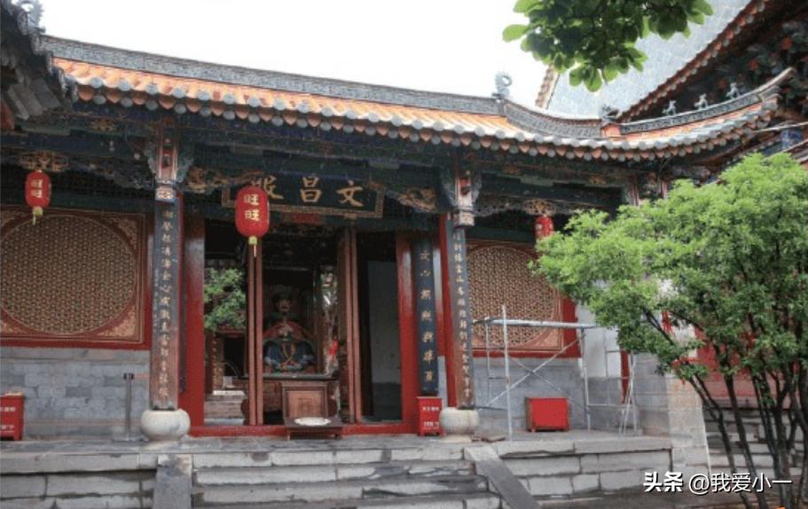 云南昆明古建筑群图,云南省昆明市官渡古镇古建筑