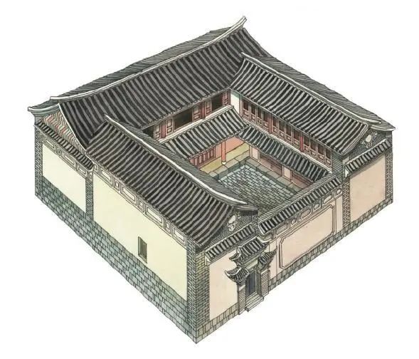 上三间下二廊客家民居建筑,中国传统民居建筑集