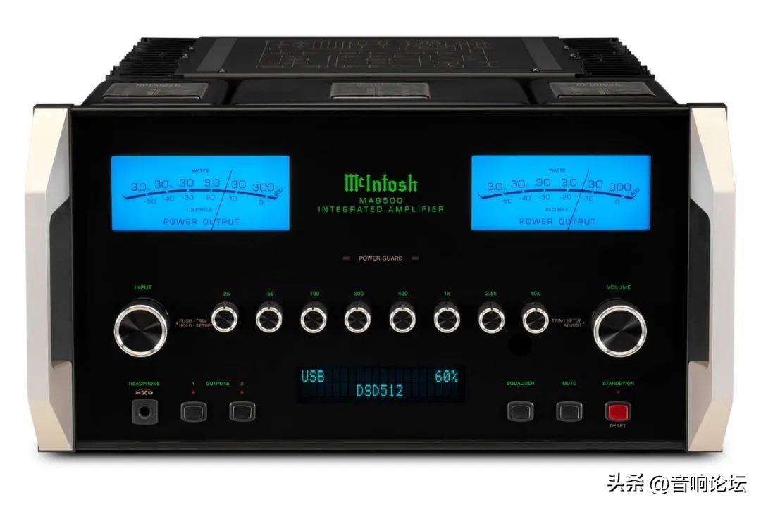 造型复古，功能强大：McIntosh麦景图MA9500超级合并功放