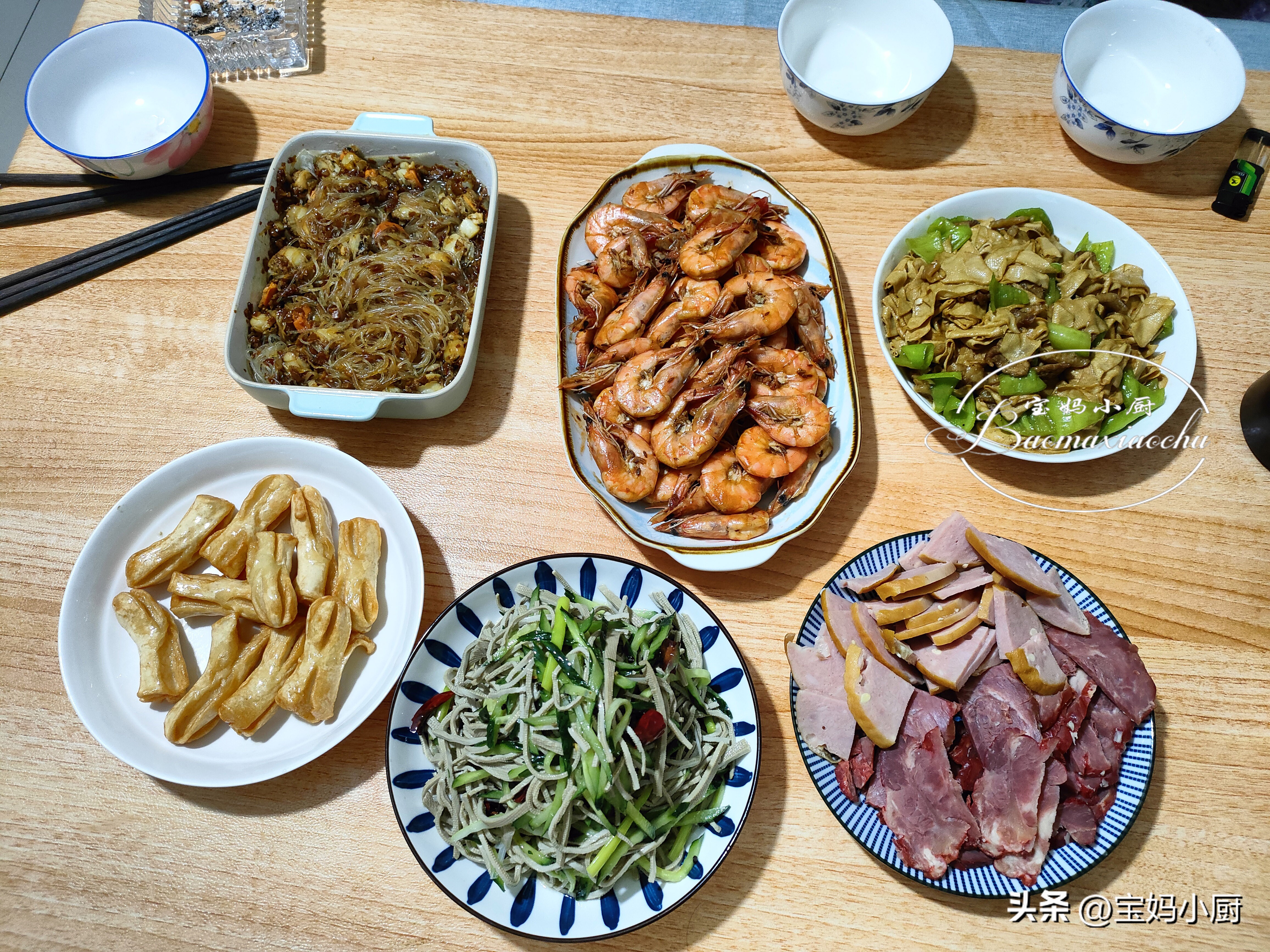 一家四口秋季晚餐，6道菜，补而不燥，荤素搭配，全家喜欢