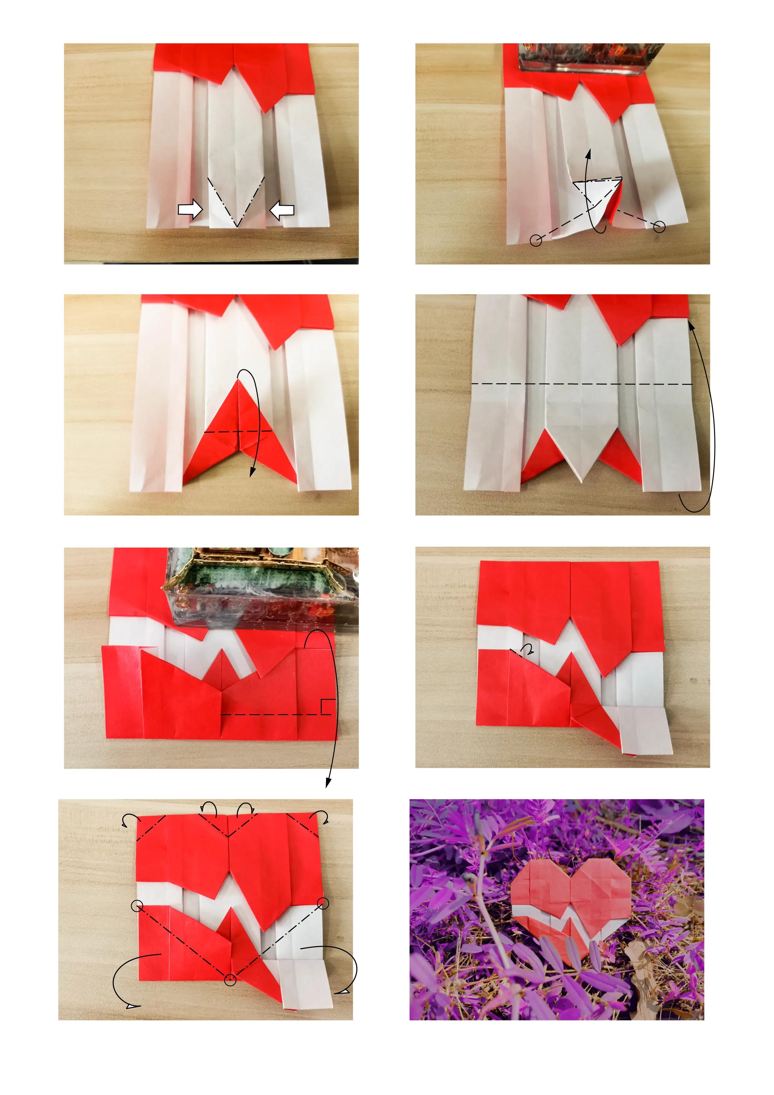 爱心小魔法棒送给妈妈的礼物折纸,爱心盒子折纸100种折法视频