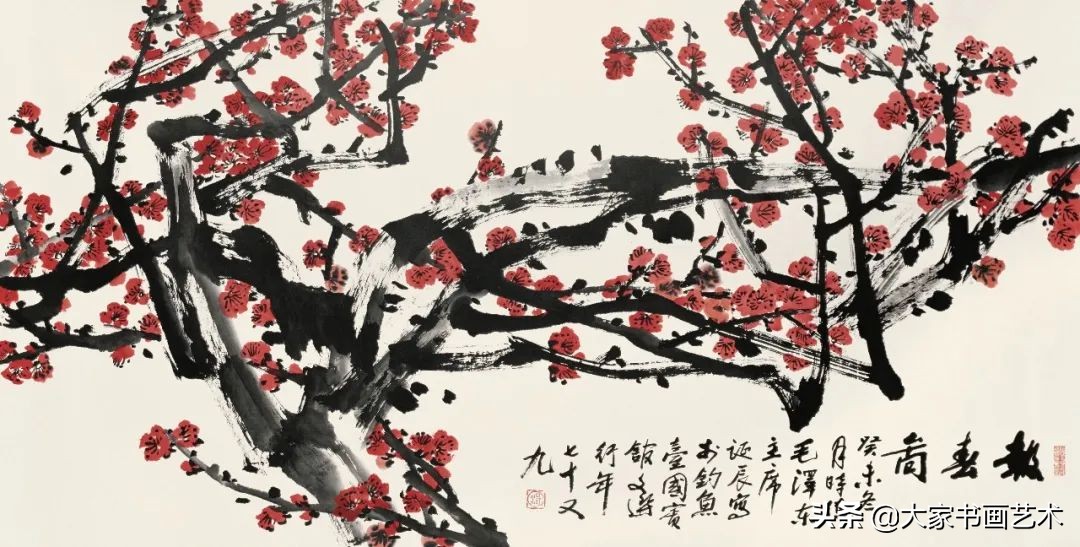 大家书画作品视频,汤立大写意花鸟画展