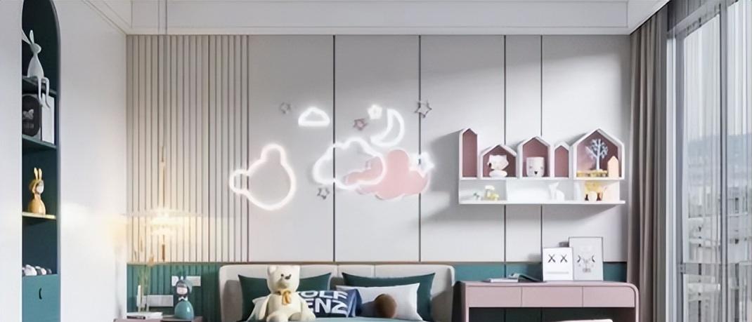 八个平方儿童房怎样装实用美观,儿童房实用省钱设计方案