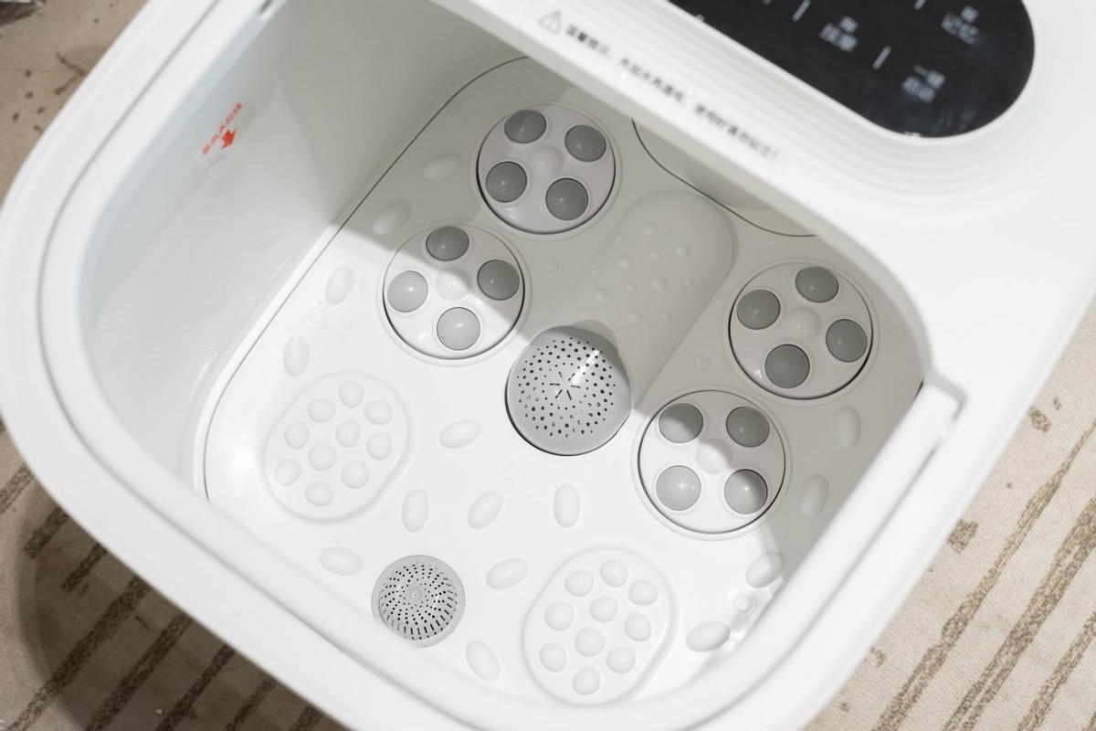 美的足底按摩器测评,泡脚机按摩仪美的