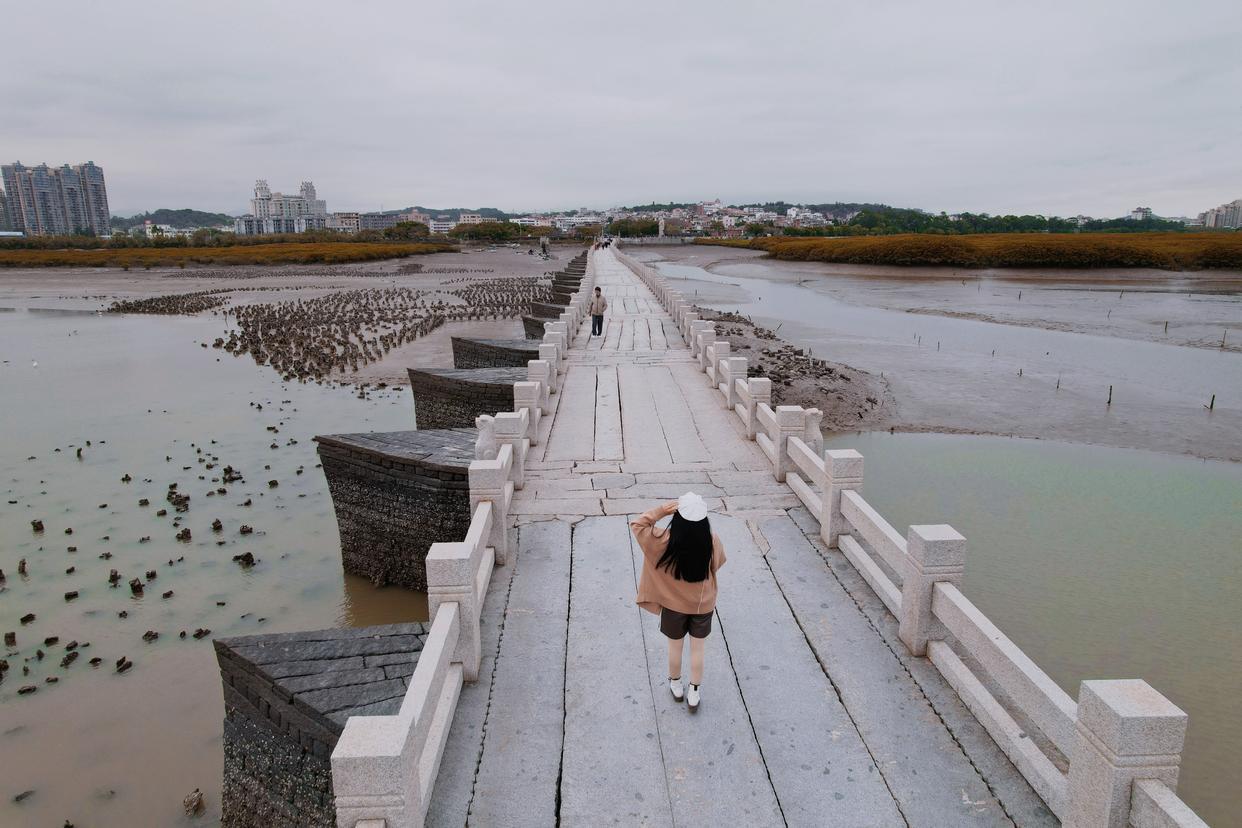 泉州宋代跨海大桥,泉州湾跨海古桥