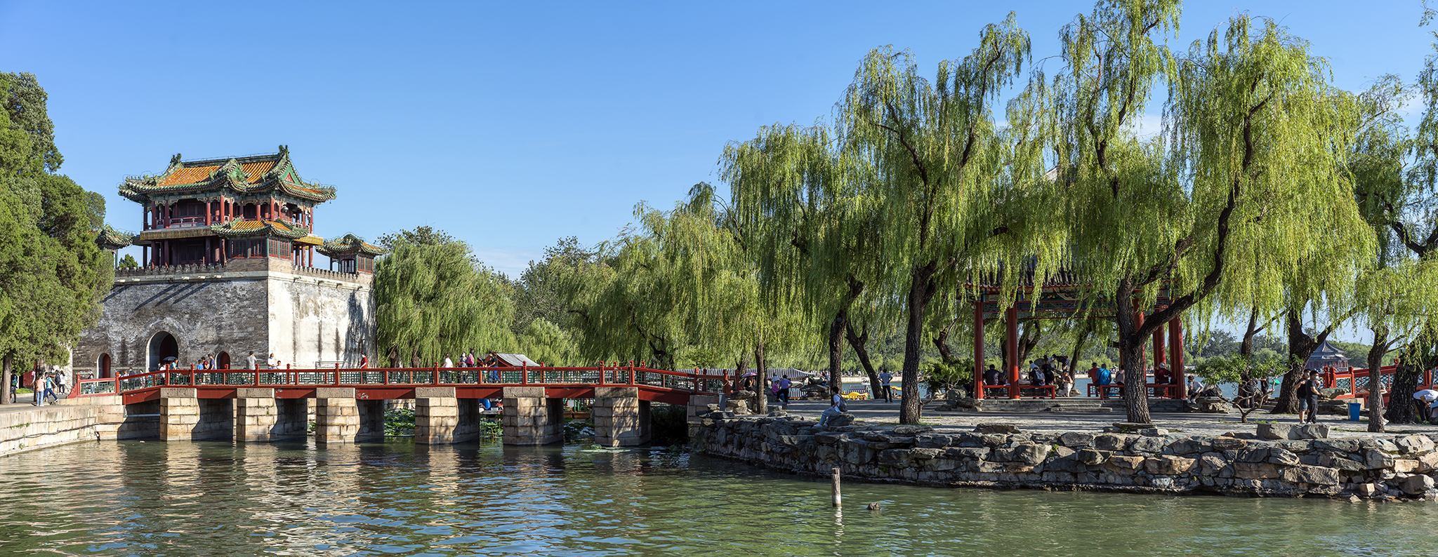 走颐和清漪，赏皇家园林之十一：昆明湖东堤（修订版）