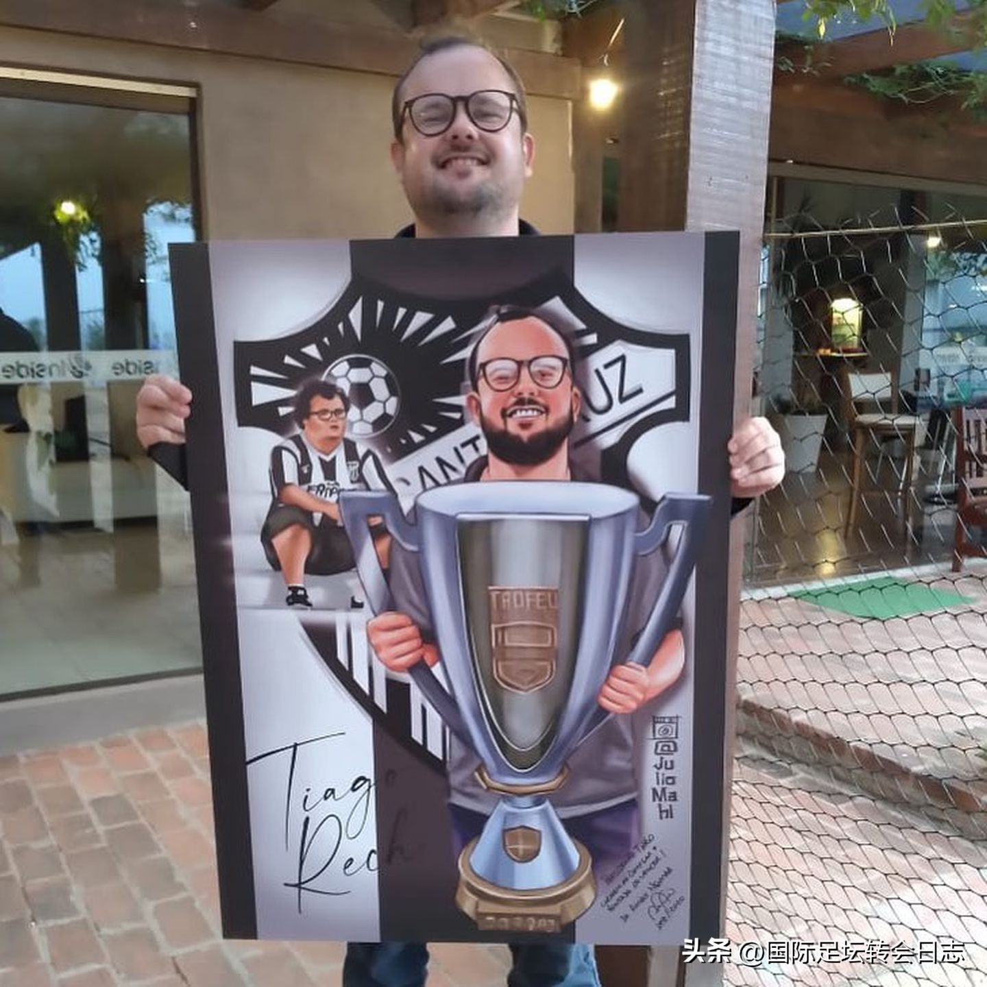 8年时间,从俱乐部球迷到主席,TiagoRech的励志足球故事